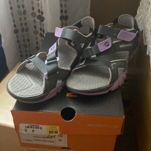 Merrell granite water sandals size 10 Tetrex crest strap like new